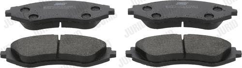 Jurid 573718J - Тормозные колодки, дисковые, комплект autospares.lv