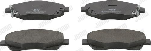 Jurid 572485J - Тормозные колодки, дисковые, комплект autospares.lv