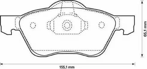 Jurid 572431J-AS - Тормозные колодки, дисковые, комплект autospares.lv