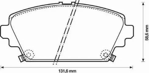 Jurid 572429J-AS - Тормозные колодки, дисковые, комплект autospares.lv