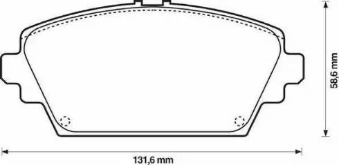 Jurid 572428J-AS - Тормозные колодки, дисковые, комплект autospares.lv