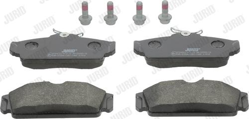 Jurid 572422J - Тормозные колодки, дисковые, комплект autospares.lv