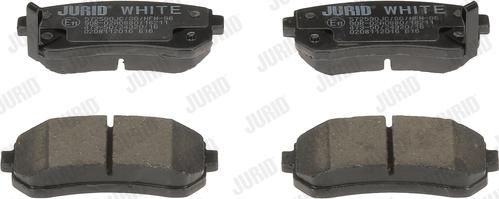 Jurid 572590JC - Тормозные колодки, дисковые, комплект autospares.lv