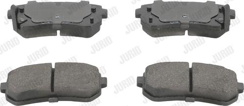 Jurid 572590J - Тормозные колодки, дисковые, комплект autospares.lv