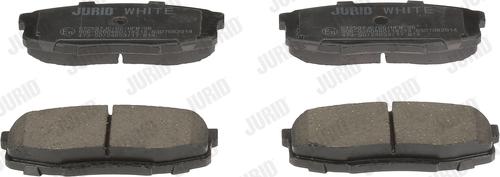 Jurid 572597JC - Тормозные колодки, дисковые, комплект autospares.lv