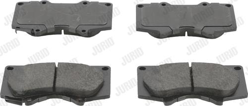 Jurid 572515J - Тормозные колодки, дисковые, комплект autospares.lv