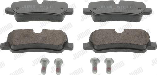 Jurid 572522JC - Тормозные колодки, дисковые, комплект autospares.lv