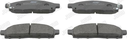 Jurid 572574J - Тормозные колодки, дисковые, комплект autospares.lv