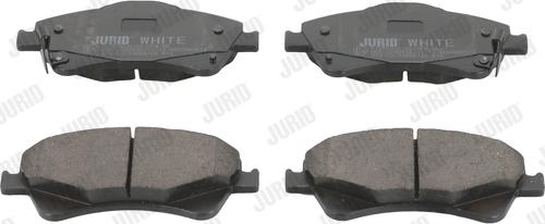 Jurid 572600JC - Тормозные колодки, дисковые, комплект autospares.lv