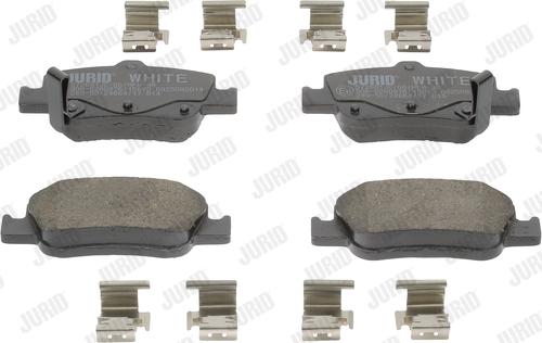 Jurid 572601JC - Тормозные колодки, дисковые, комплект autospares.lv