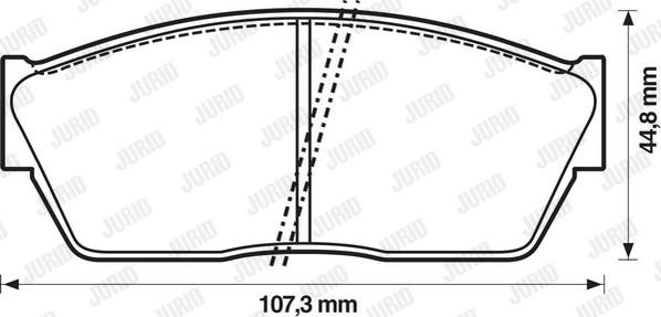 Jurid 572180J - Тормозные колодки, дисковые, комплект autospares.lv