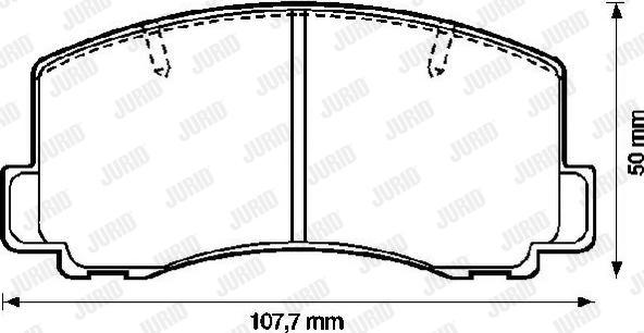 Jurid 572187J - Тормозные колодки, дисковые, комплект autospares.lv