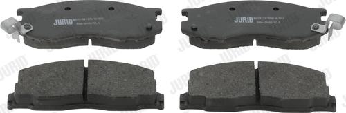 Jurid 572304J - Тормозные колодки, дисковые, комплект autospares.lv