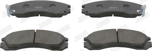 Jurid 572370J - Тормозные колодки, дисковые, комплект autospares.lv