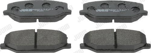 Jurid 572226J - Тормозные колодки, дисковые, комплект autospares.lv