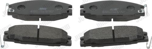 Jurid 572271J - Тормозные колодки, дисковые, комплект autospares.lv