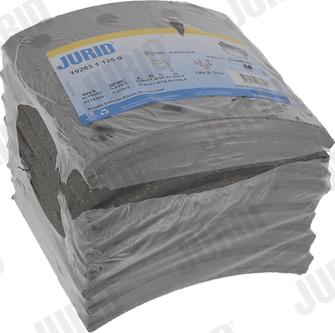 Jurid 1928311250 - Комплект тормозных башмаков, барабанные тормоза autospares.lv