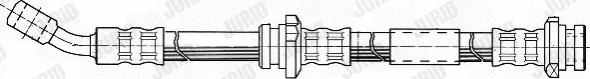 Jurid 171523J - Тормозной шланг autospares.lv