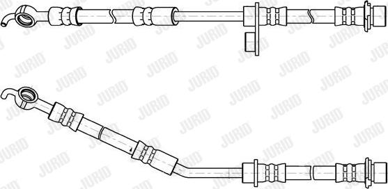 Jurid 173190J - Тормозной шланг autospares.lv