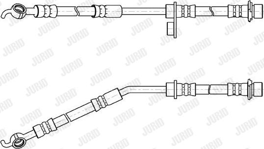 Jurid 173191J - Тормозной шланг autospares.lv