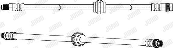 Jurid 173156J - Тормозной шланг autospares.lv