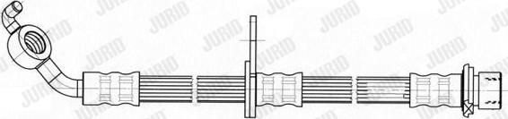 Jurid 173167J - Тормозной шланг autospares.lv