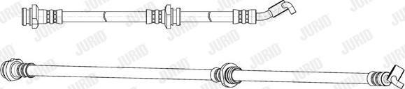 Jurid 173139J - Тормозной шланг autospares.lv