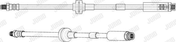 Jurid 173124J - Тормозной шланг autospares.lv