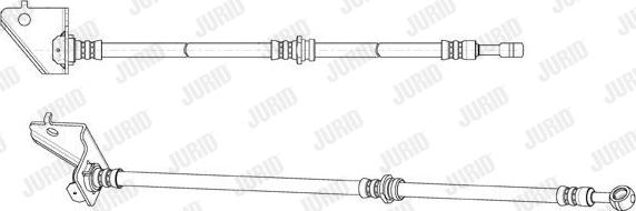 Jurid 173179J - Тормозной шланг autospares.lv