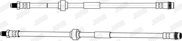 Jurid 173307J - Тормозной шланг autospares.lv