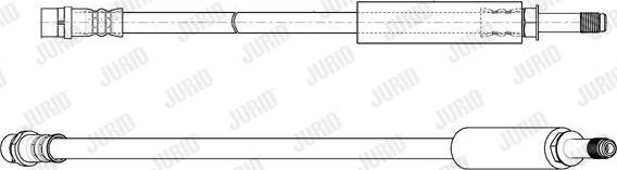 Jurid 173312J - Тормозной шланг autospares.lv