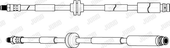 Jurid 173257J - Тормозной шланг autospares.lv