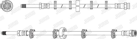 Jurid 173264J - Тормозной шланг autospares.lv