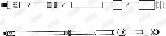 Jurid 173260J - Тормозной шланг autospares.lv