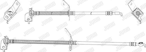 Jurid 172992J - Тормозной шланг autospares.lv