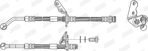 Jurid 172941J - Тормозной шланг autospares.lv