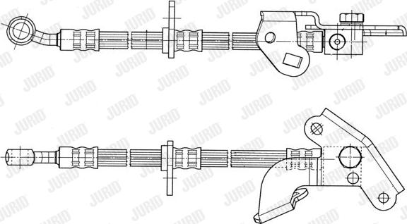 Jurid 172958J - Тормозной шланг autospares.lv