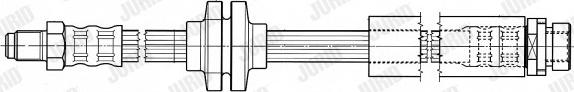 Jurid 172906J - Тормозной шланг autospares.lv