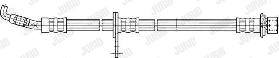 Jurid 172902J - Тормозной шланг autospares.lv