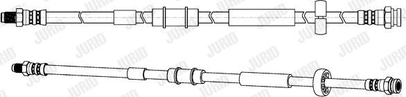 Jurid 172984J - Тормозной шланг autospares.lv