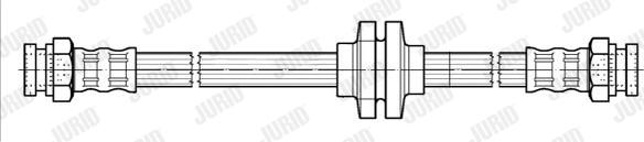 Jurid 172985J - Тормозной шланг autospares.lv