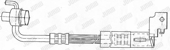 Jurid 172456J - Тормозной шланг autospares.lv