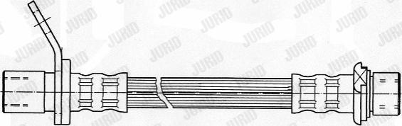 Jurid 172432J - Тормозной шланг autospares.lv