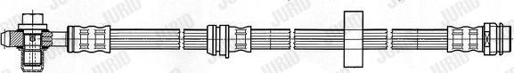 Jurid 172437J - Тормозной шланг autospares.lv