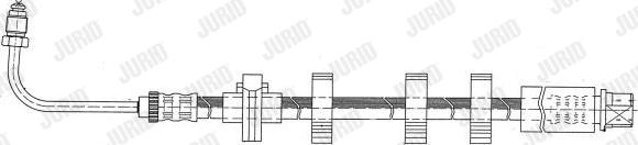 Jurid 172475J - Тормозной шланг autospares.lv