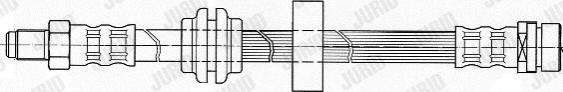 Jurid 172600J - Тормозной шланг autospares.lv