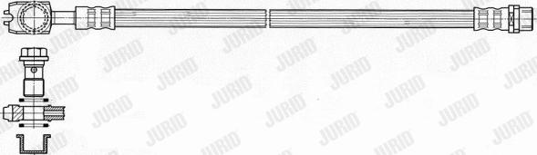 Jurid 172529J - Тормозной шланг autospares.lv