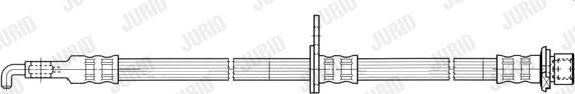 Jurid 172656J - Тормозной шланг autospares.lv