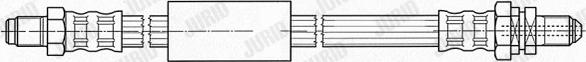 Jurid 172602J - Тормозной шланг autospares.lv