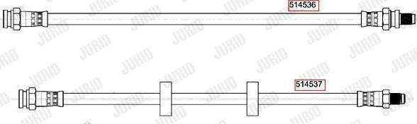 Jurid 172637J - Тормозной шланг autospares.lv